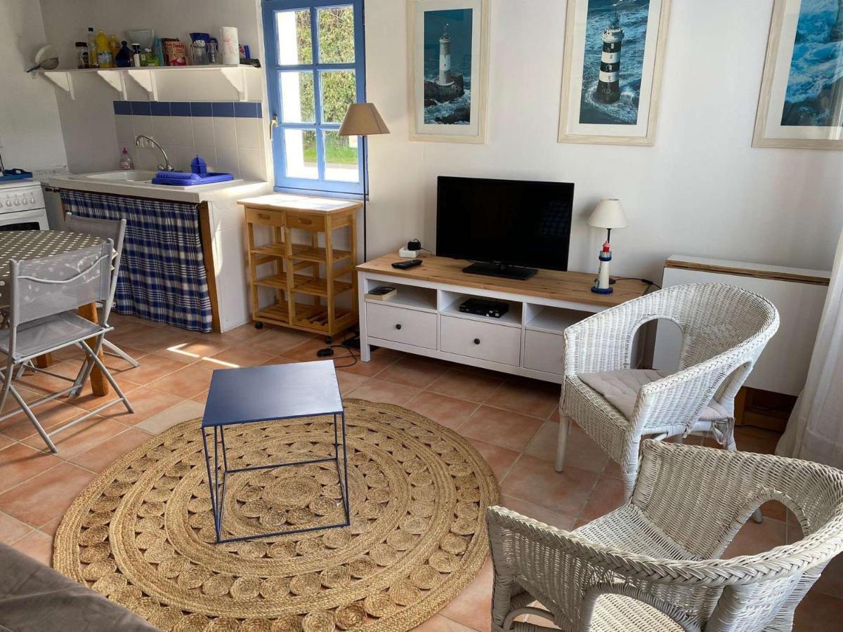 Maison Cosy 1 Chambre Avec Jardin, A 200M De La Plage Des Grands Sables - Fr-1-418-163 Locmaria Bagian luar foto